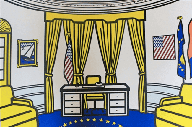 "The Oval Office" by Roy Lichtenstein