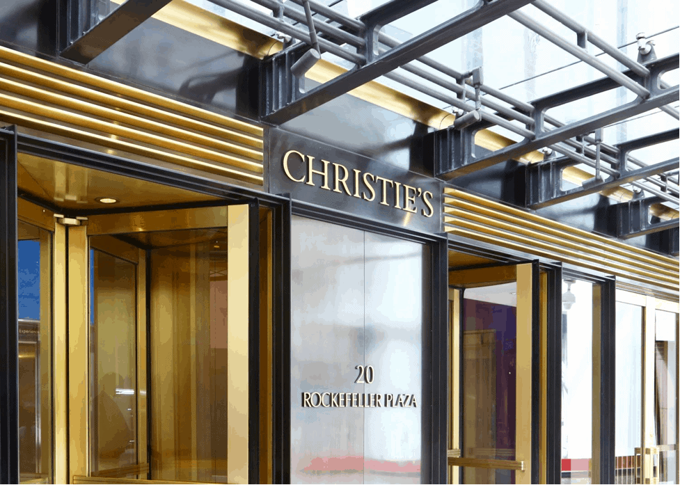 Christie's auction house in New York