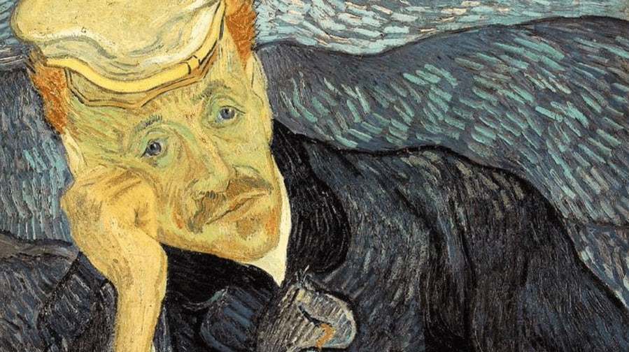 Portrait of Dr. Gachet (1890) by Vincent Van Gogh