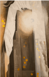 The Shelton with Sunspots, N.Y. (1926) by Georgia O'Keeffe