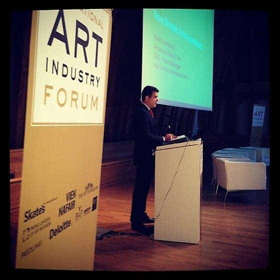 Success at the International Art Industry Forum in Vienna,  September 2012